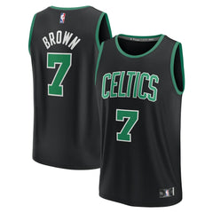 Jaylen Brown Boston Celtics Fast Break Replica Player Jersey - Statement Edition - Black | Fanatics on sale