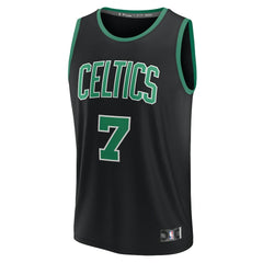 Jaylen Brown Boston Celtics Fast Break Replica Player Jersey - Statement Edition - Black | Fanatics on sale