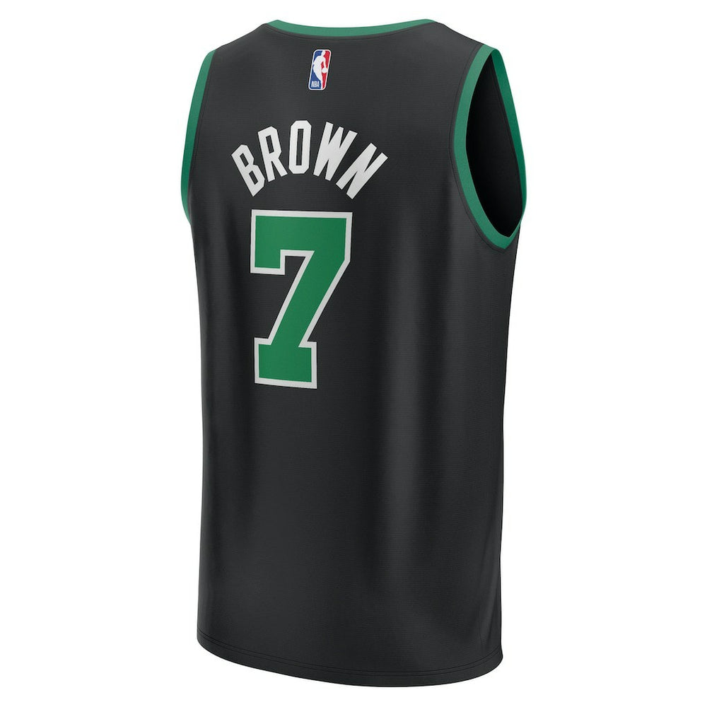 Jaylen Brown Boston Celtics Fast Break Replica Player Jersey - Statement Edition - Black | Fanatics on sale