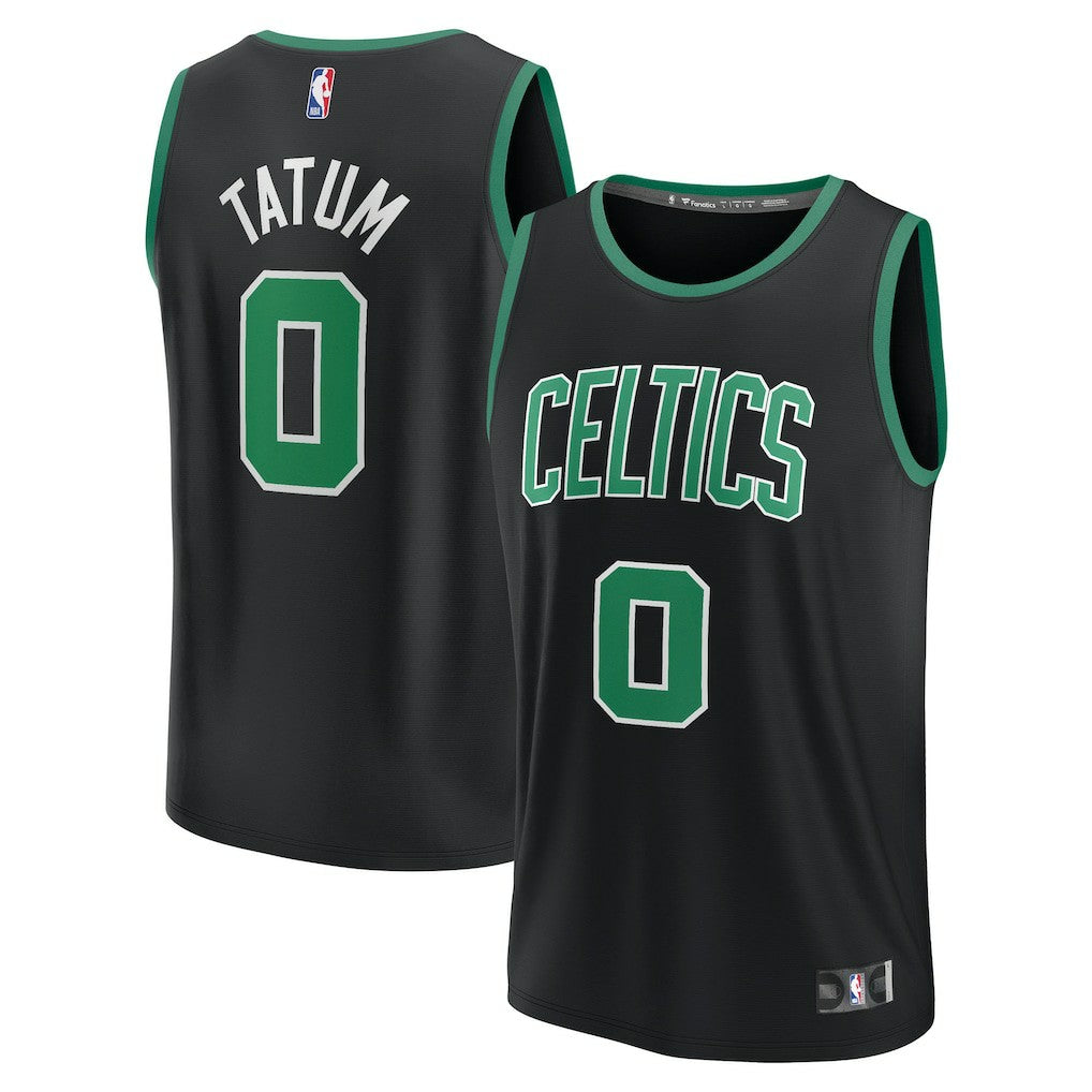 Jayson Tatum Boston Celtics Fast Break Replica Player Jersey - Statement Edition - Black | Fanatics discount