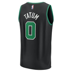 Jayson Tatum Boston Celtics Youth Fast Break Replica Player Jersey - Statement Edition - Black | Fanatics shop