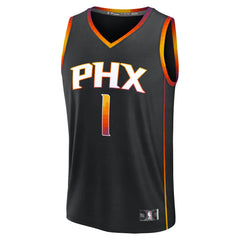Devin Booker Phoenix Suns Youth Fast Break Replica Player Jersey - Statement Edition - Black | Fanatics cheap