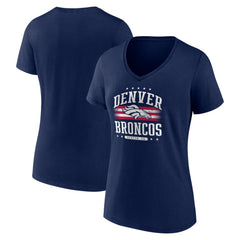 NFL Denver Broncos Women's Americana Team V-Neck T-Shirt