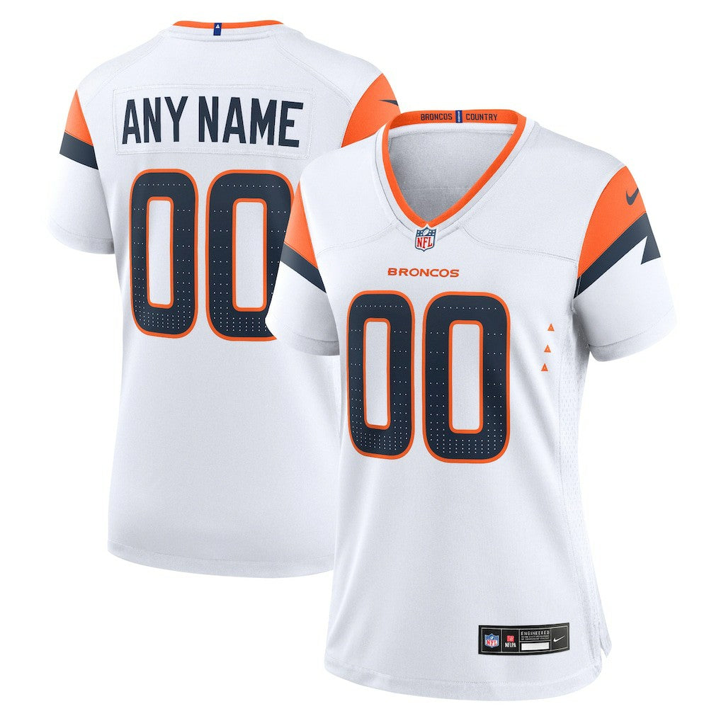 NFL Denver Broncos Women's Mile High Collection Custom Game Jersey