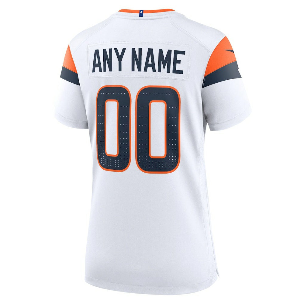 NFL Denver Broncos Women's Mile High Collection Custom Game Jersey