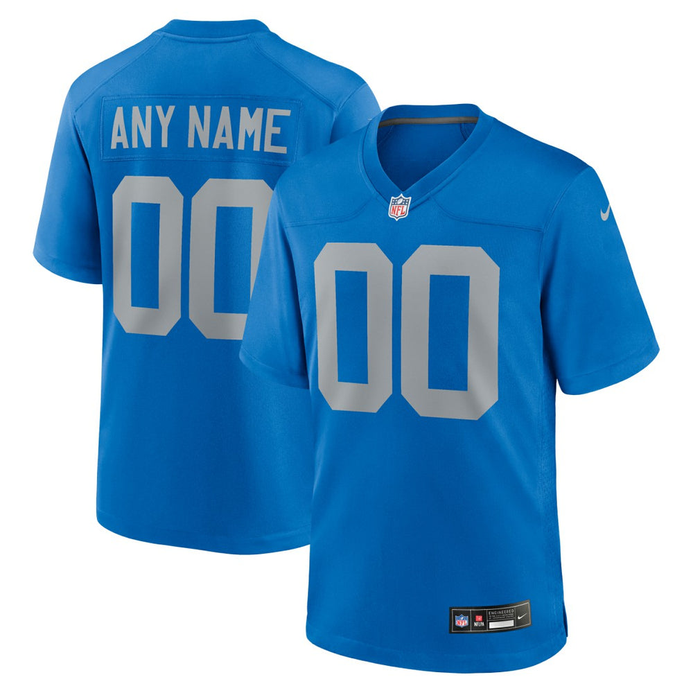 NFL Detroit Lions Alternate Custom Game Jersey