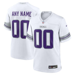 NFL Minnesota Vikings Alternate Custom Game Jersey