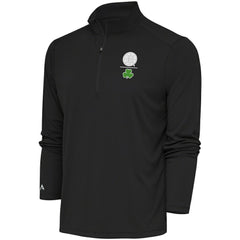 Boston Bruins Antigua Shamrock Tribute Quarter-Zip Pullover Top
