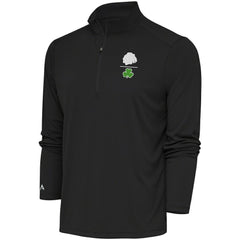 Chicago Blackhawks Antigua Shamrock Tribute Quarter-Zip Pullover Top