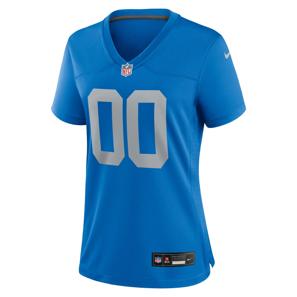 NFL Detroit Lions Women's Alternate Custom Game Jersey