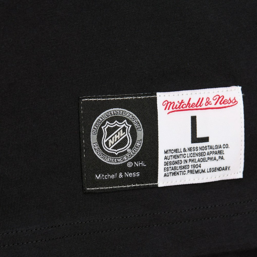 Mario Lemieux Pittsburgh Penguins Mitchell & Ness Premium Nickname Vintage Logo T-Shirt