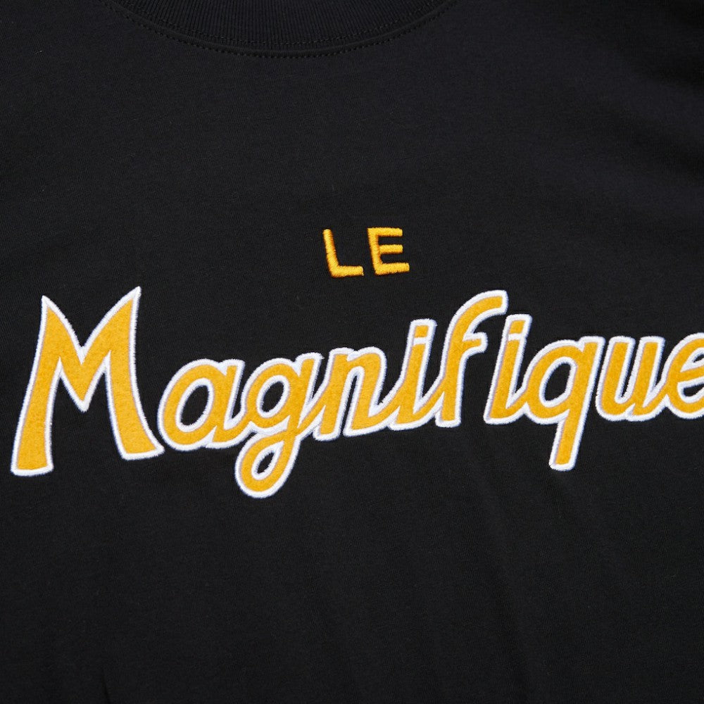 Mario Lemieux Pittsburgh Penguins Mitchell & Ness Premium Nickname Vintage Logo T-Shirt