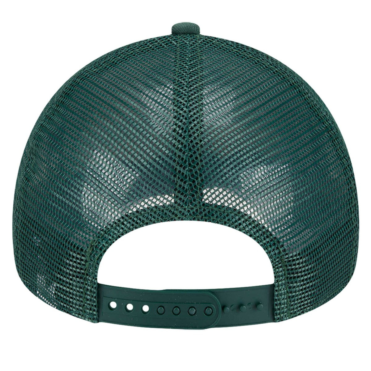Milwaukee Bucks Tip Off A-Frame Trucker 9FORTY Adjustable Hat - Hunter Green/Cream | New Era outlet
