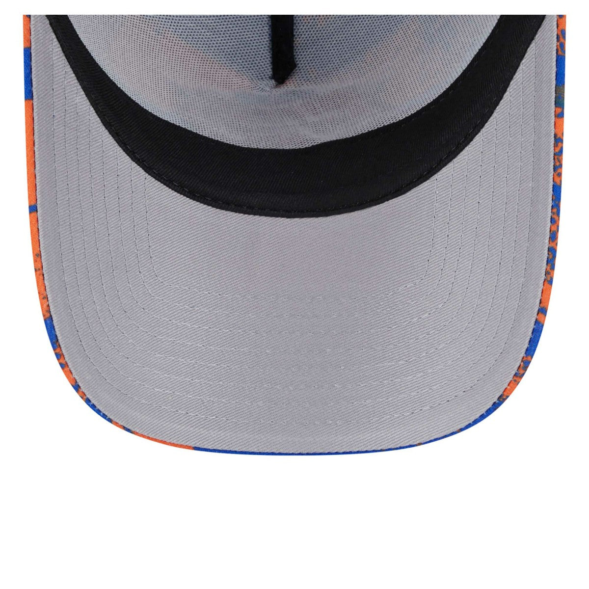 New York Knicks Tip Off A-Frame Trucker 9FORTY Adjustable Hat - Blue/Orange | New Era cheap
