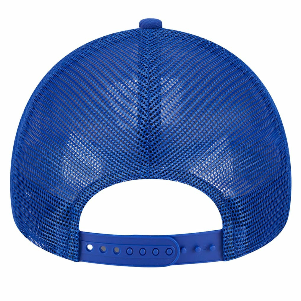 Golden State Warriors Tip Off A-Frame Trucker 9FORTY Adjustable Hat sale - Royal/Gold | New Era cheap