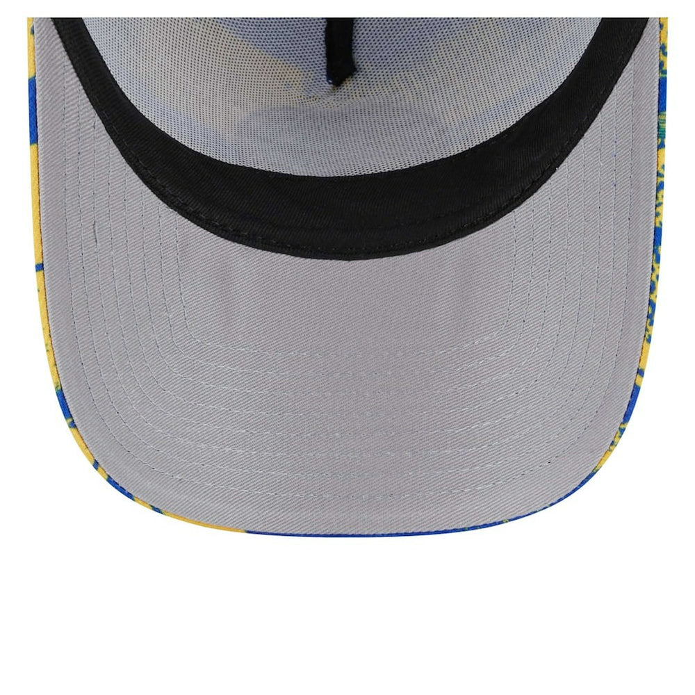 Golden State Warriors Tip Off A-Frame Trucker 9FORTY Adjustable Hat sale - Royal/Gold | New Era cheap