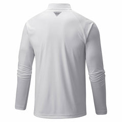 Chicago White Sox Terminal Tackle Omni-Shade Raglan Quarter-Zip Pullover Top - White | Columbia