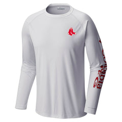 Boston Red Sox Terminal Tackle Long Sleeve T-Shirt - White | Columbia
