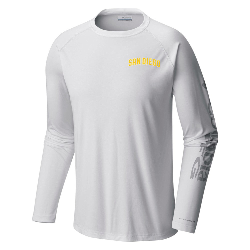San Diego Padres Terminal Tackle Long Sleeve T-Shirt - White | Columbia