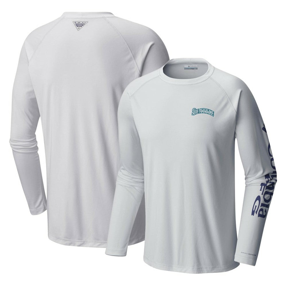 Seattle Mariners Terminal Tackle Long Sleeve T-Shirt - White | Columbia