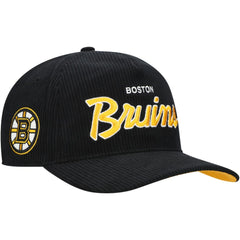 Boston Bruins '47 Crosstown Corduroy Hitch Adjustable Hat