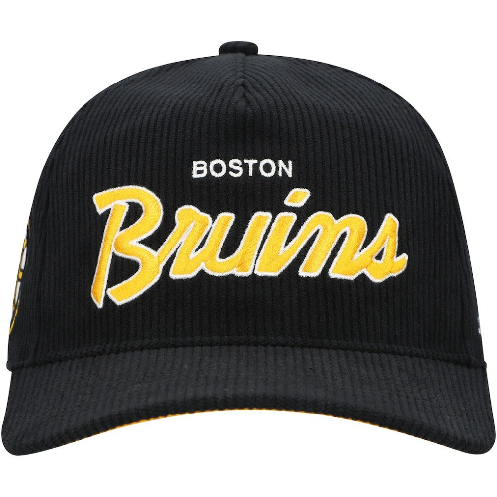 Boston Bruins '47 Crosstown Corduroy Hitch Adjustable Hat