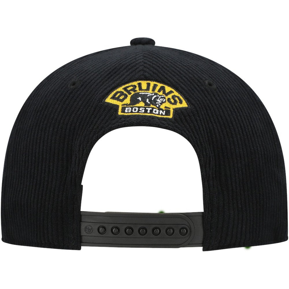 Boston Bruins '47 Crosstown Corduroy Hitch Adjustable Hat
