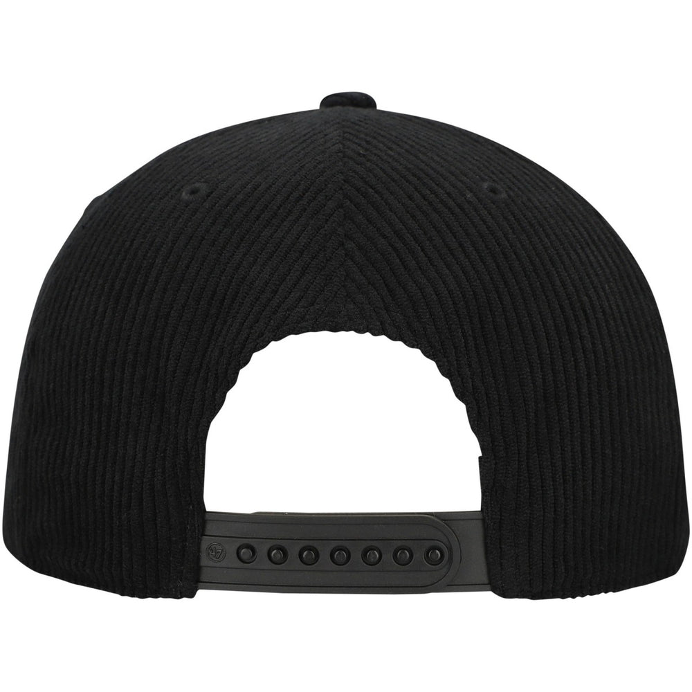 Miami Heat '47 Double Header Sidepatch Cord Hitch Adjustable Hat - Black | 47 brand for sale