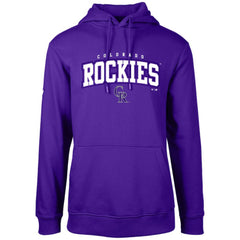 Colorado Rockies Levelwear Podium Team Arch Pullover Hoodie - Purple