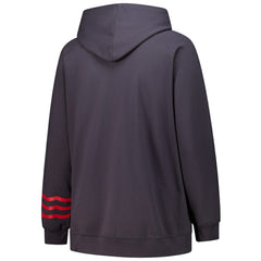 Chicago Blackhawks Fanatics Women's Plus Size Lightweight Fleece Raglan Pullover Hoodie