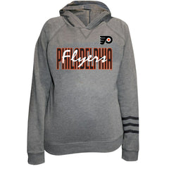 Philadelphia Flyers Fanatics Women's Plus Size Lightweight Fleece Raglan Pullover Hoodie