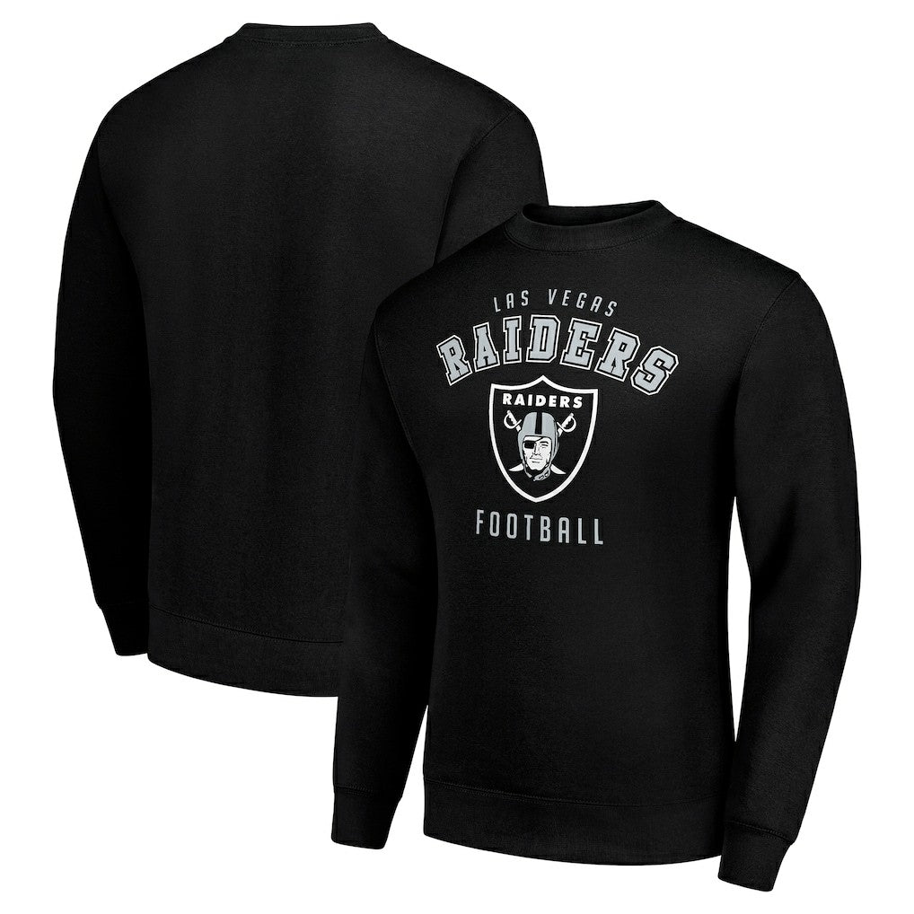 NFL Las Vegas Raiders Starter Team Logo Pullover Sweatshirt