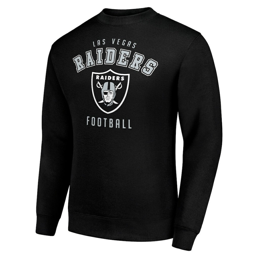 NFL Las Vegas Raiders Starter Team Logo Pullover Sweatshirt