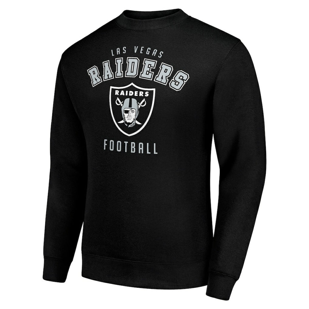 NFL Las Vegas Raiders Starter Team Logo Pullover Sweatshirt