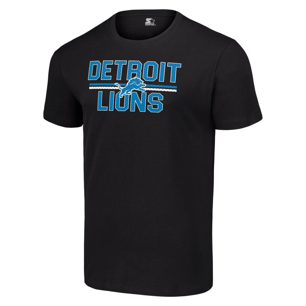 NFL Detroit Lions Starter Team Mesh Print Graphic T-Shirt