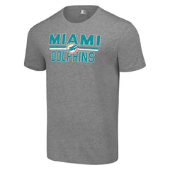 NFL Miami Dolphins Starter Team Mesh Print Graphic T-Shirt