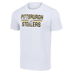 NFL Pittsburgh Steelers Starter Team Mesh Print Graphic T-Shirt