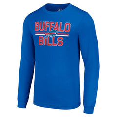 NFL Buffalo Bills Starter Team Mesh Print Graphic Long Sleeve T-Shirt