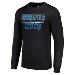 NFL Indianapolis Colts Starter Team Mesh Print Graphic Long Sleeve T-Shirt