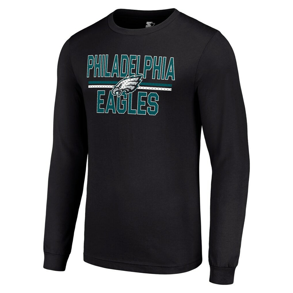 NFL Philadelphia Eagles Starter Team Mesh Print Graphic Long Sleeve T-Shirt
