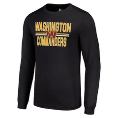NFL Washington Commanders Starter Team Mesh Print Graphic Long Sleeve T-Shirt
