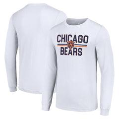 NFL Chicago Bears Starter Team Mesh Print Graphic Long Sleeve T-Shirt