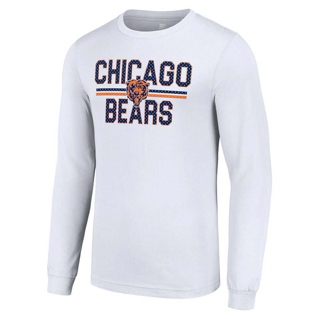 NFL Chicago Bears Starter Team Mesh Print Graphic Long Sleeve T-Shirt