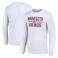 NFL Minnesota Vikings Starter Team Mesh Print Graphic Long Sleeve T-Shirt