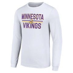 NFL Minnesota Vikings Starter Team Mesh Print Graphic Long Sleeve T-Shirt