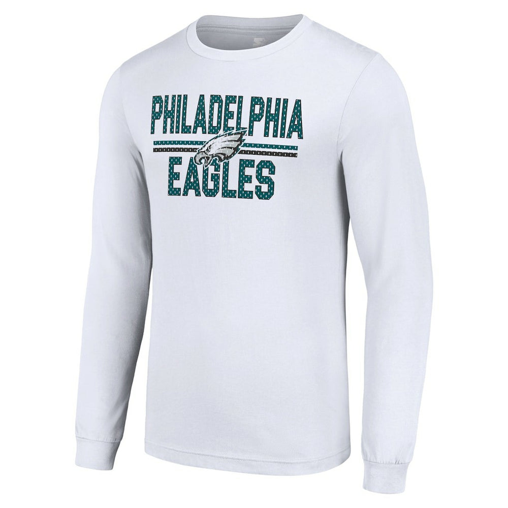 NFL Philadelphia Eagles Starter Team Mesh Print Graphic Long Sleeve T-Shirt