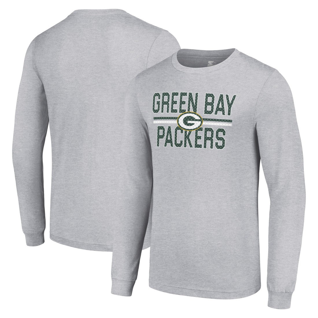 NFL Green Bay Packers Starter Team Mesh Print Graphic Long Sleeve T-Shirt