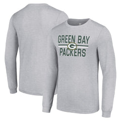 NFL Green Bay Packers Starter Team Mesh Print Graphic Long Sleeve T-Shirt
