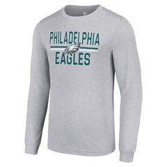 NFL Philadelphia Eagles Starter Team Mesh Print Graphic Long Sleeve T-Shirt