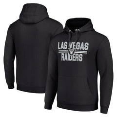 NFL Las Vegas Raiders Starter Unisex Team Mesh Print Graphic Tri-Blend Pullover Hoodie